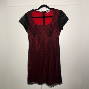 Y2K Rampage Sheer Overlay Dress